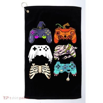 Halloween Skeleton Zombie Gaming Controllers Mummy Golf Towel
