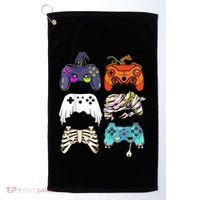 Halloween Skeleton Zombie Gaming Controllers Mummy Golf Towel thumb 0