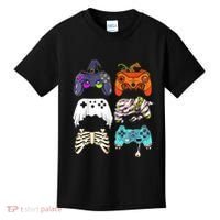 Halloween Skeleton Zombie Gaming Controllers Mummy Kids T-Shirt thumb 0