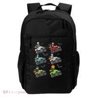 Halloween Skeleton Zombie Riding Monster Truck Vampire Backpack thumb 0