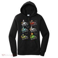 Halloween Skeleton Zombie Riding Monster Truck Vampire Women's Hoodie thumb 0