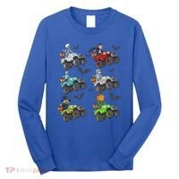Halloween Skeleton Zombie Riding Monster Truck Vampire Long Sleeve Shirt thumb 0