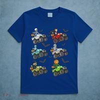 Halloween Skeleton Zombie Riding Monster Truck Vampire T-Shirt thumb 5