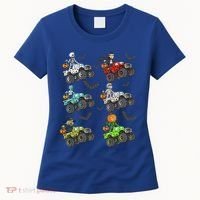 Halloween Skeleton Zombie Riding Monster Truck Vampire Women's T-Shirt thumb 0