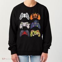 Halloween Skeleton Zombie Gaming Controllers Mummy Women's Sweatshirt thumb 0