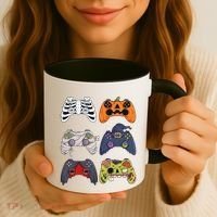 Halloween Skeleton Zombie Gaming Controllers Mummy Coffee Mug thumb 3