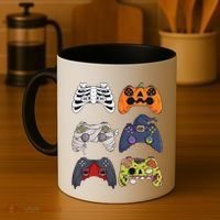 Halloween Skeleton Zombie Gaming Controllers Mummy Coffee Mug thumb 4