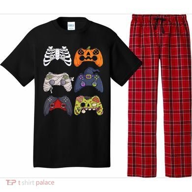 Halloween Skeleton Zombie Gaming Controllers Mummy Pajama Set