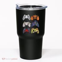 Halloween Skeleton Zombie Gaming Controllers Mummy Tumbler thumb 0