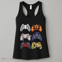 Halloween Skeleton Zombie Gaming Controllers Mummy Women's Tank Top thumb 3