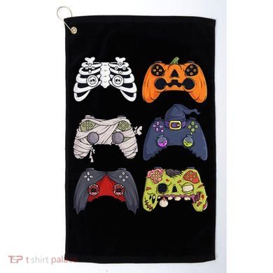 Halloween Skeleton Zombie Gaming Controllers Mummy Golf Towel