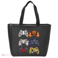 Halloween Skeleton Zombie Gaming Controllers Mummy Tote Bag thumb 0