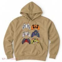 Halloween Skeleton Zombie Gaming Controllers Mummy Hoodie thumb 0