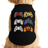 Halloween Skeleton Zombie Gaming Controllers Mummy Doggie Tank thumb 0