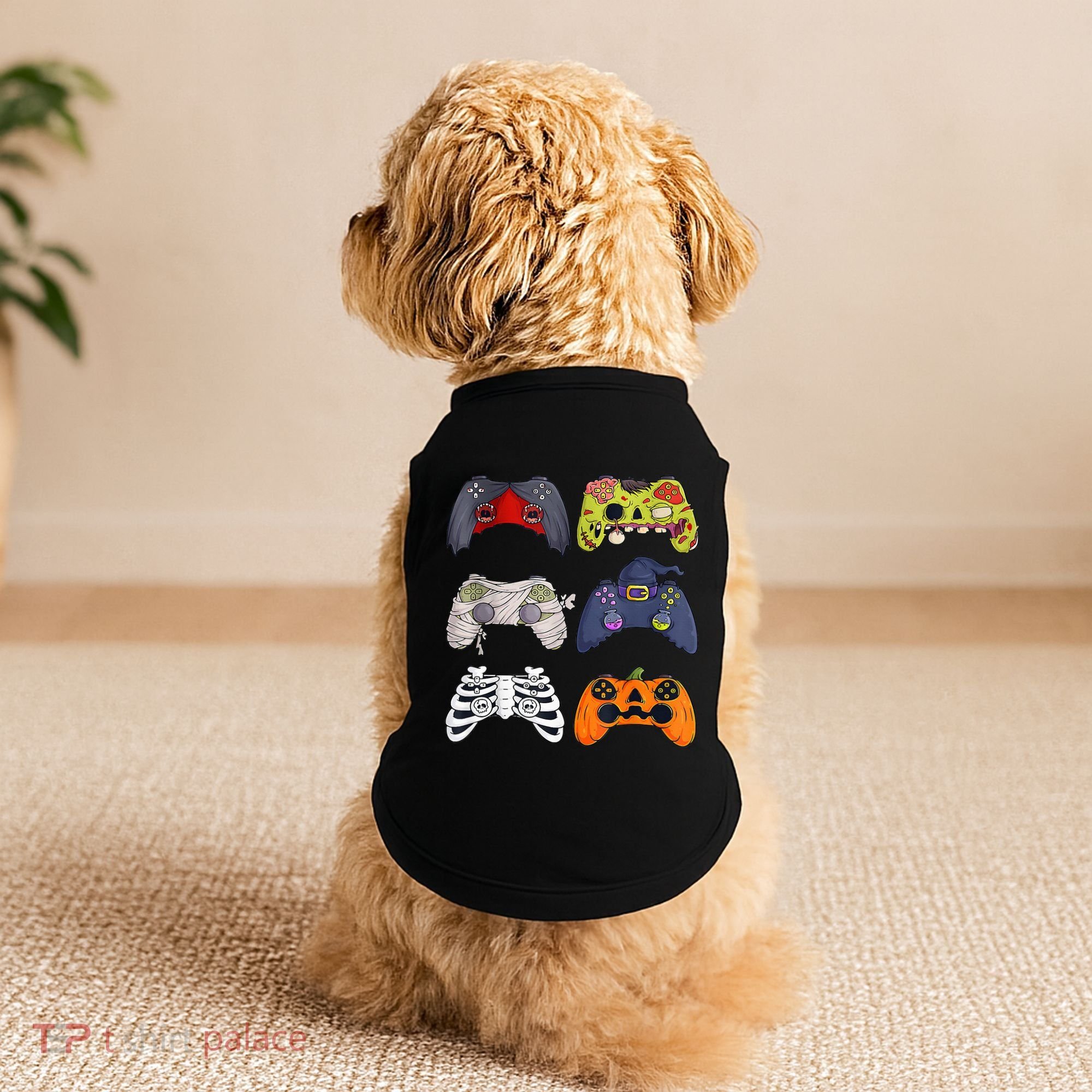Halloween Skeleton Zombie Gaming Controllers Mummy Doggie Tank