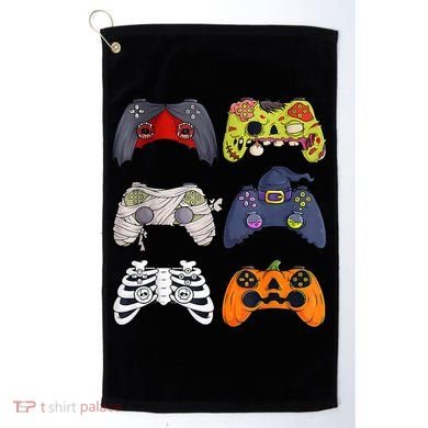 Halloween Skeleton Zombie Gaming Controllers Mummy Golf Towel