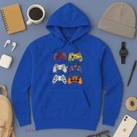 Halloween Skeleton Zombie Gaming Controllers Mummy Hoodie thumb 3