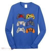 Halloween Skeleton Zombie Gaming Controllers Mummy Long Sleeve Shirt thumb 0