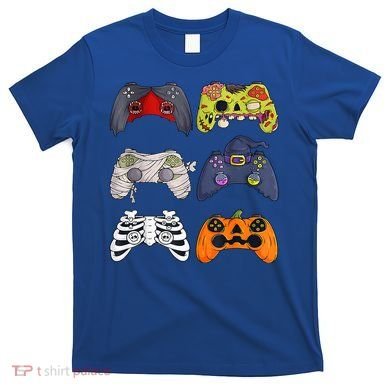 Halloween Skeleton Zombie Gaming Controllers Mummy T-Shirt