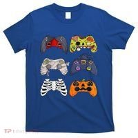 Halloween Skeleton Zombie Gaming Controllers Mummy T-Shirt thumb 0