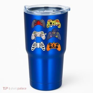 Halloween Skeleton Zombie Gaming Controllers Mummy Tumbler