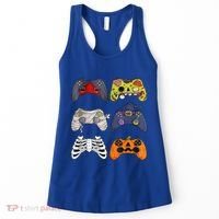 Halloween Skeleton Zombie Gaming Controllers Mummy Women's Tank Top thumb 0