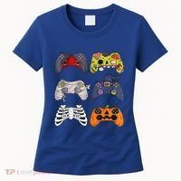 Halloween Skeleton Zombie Gaming Controllers Mummy Women's T-Shirt thumb 0