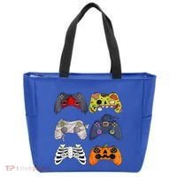 Halloween Skeleton Zombie Gaming Controllers Mummy Tote Bag thumb 0