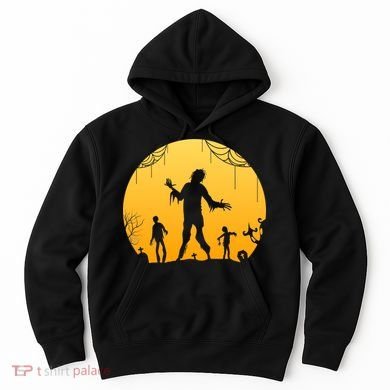 Halloween Spooky Zombie Graveyard Hoodie