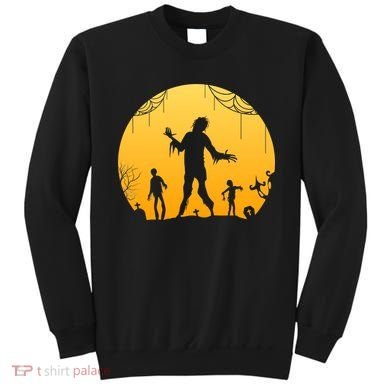 Halloween Spooky Zombie Graveyard Sweatshirt