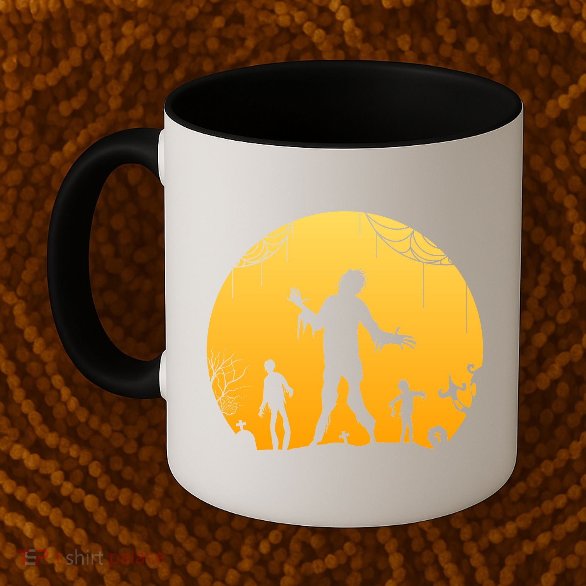 Halloween Spooky Zombie Graveyard Coffee Mug
