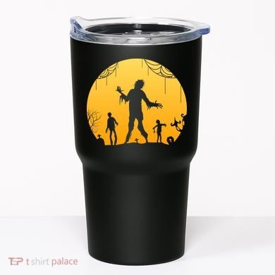 Halloween Spooky Zombie Graveyard Tumbler