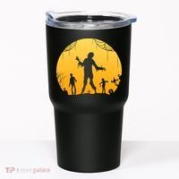 Halloween Spooky Zombie Graveyard Tumbler thumb 0