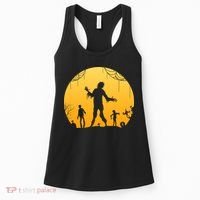 Halloween Spooky Zombie Graveyard Women's Tank Top thumb 0