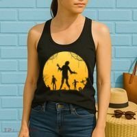 Halloween Spooky Zombie Graveyard Women's Tank Top thumb 2