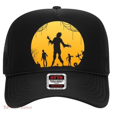 Halloween Spooky Zombie Graveyard Hat