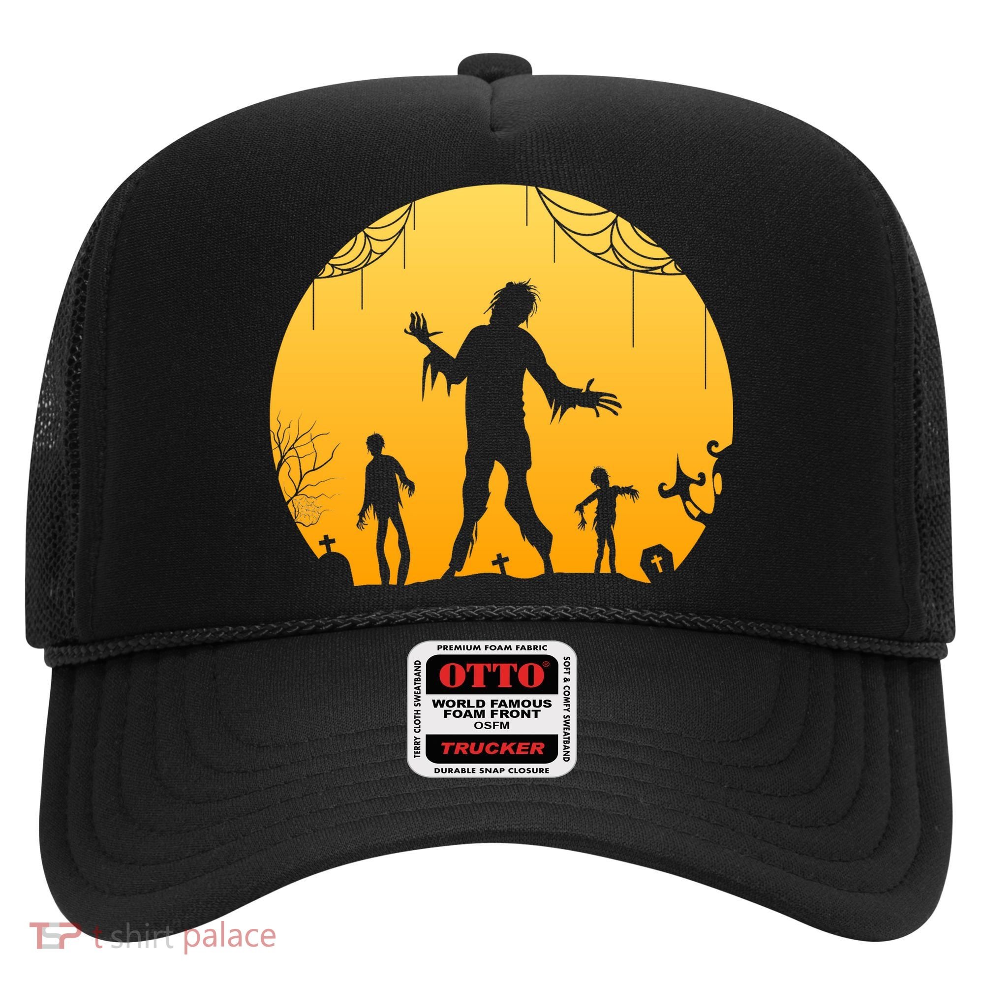 Halloween Spooky Zombie Graveyard Hat