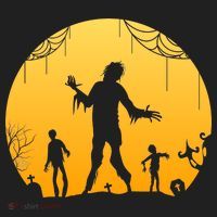Halloween Spooky Zombie Graveyard Hat thumb 2