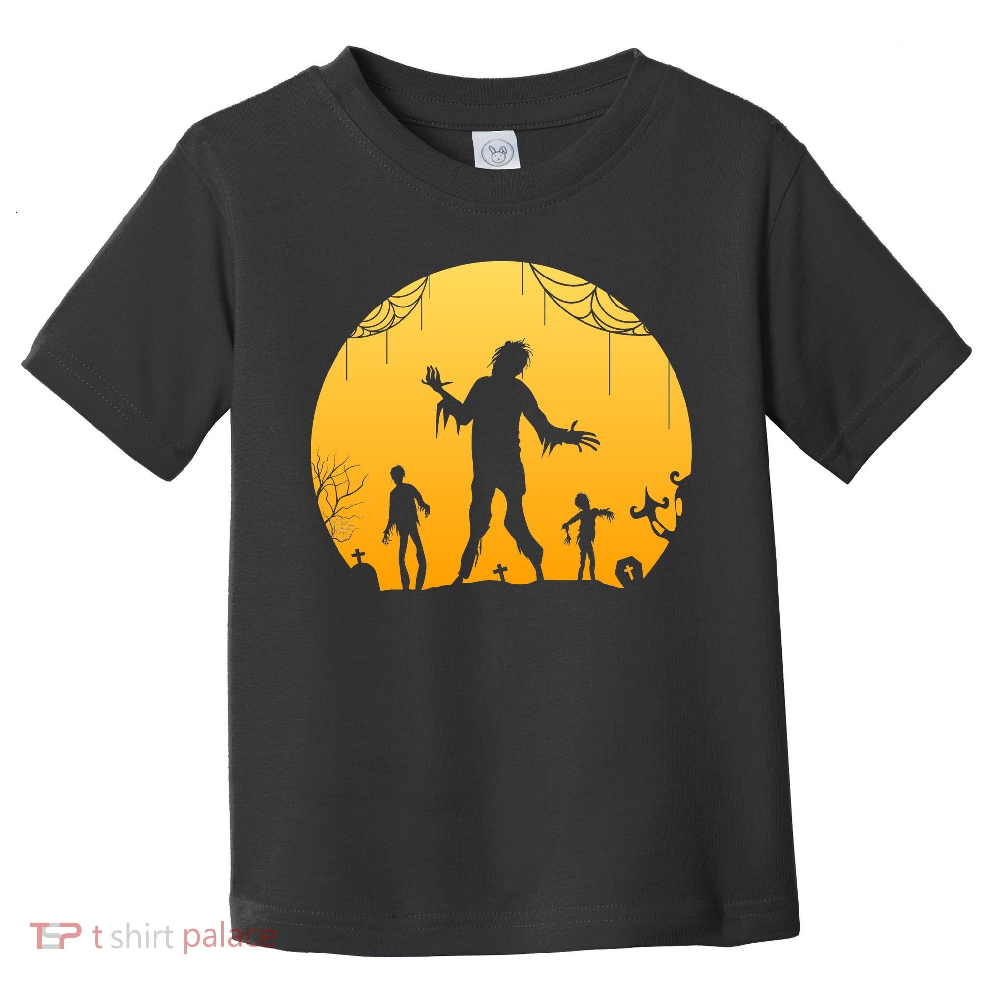 Halloween Spooky Zombie Graveyard Toddler T-Shirt