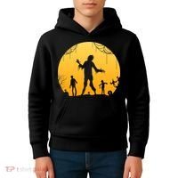 Halloween Spooky Zombie Graveyard Kids Hoodie thumb 4