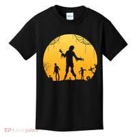 Halloween Spooky Zombie Graveyard Kids T-Shirt thumb 0