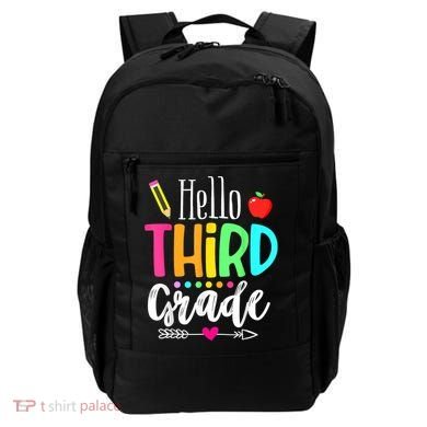 Hello Third 3Rd Grade Team Teacher Student Back To School Gift Backpack