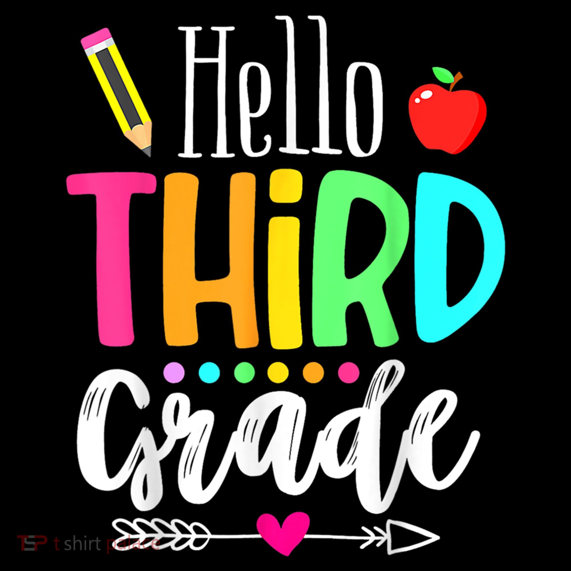 Hello Third 3Rd Grade Team Teacher Student Back To School Gift Backpack