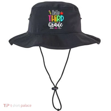Hello Third 3Rd Grade Team Teacher Student Back To School Gift Bucket Hat
