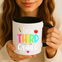 Hello Third 3Rd Grade Team Teacher Student Back To School Gift Coffee Mug thumb 3