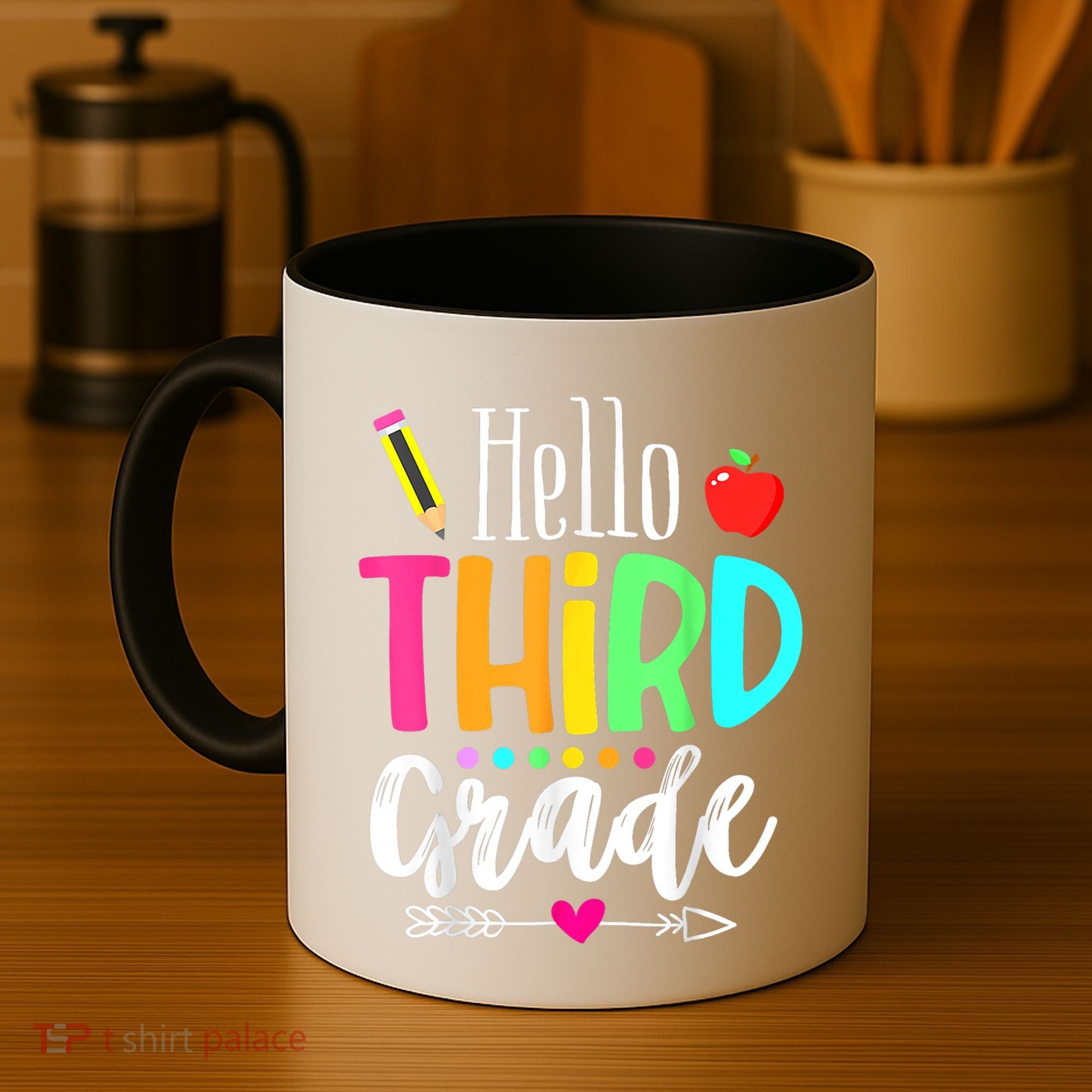 Hello Third 3Rd Grade Team Teacher Student Back To School Gift Coffee Mug