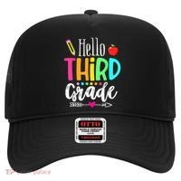 Hello Third 3Rd Grade Team Teacher Student Back To School Gift Hat thumb 0