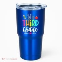 Hello Third 3Rd Grade Team Teacher Student Back To School Gift Tumbler thumb 0