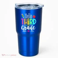 Hello Third 3Rd Grade Team Teacher Student Back To School Gift Tumbler thumb 0