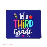 Hello Third 3Rd Grade Team Teacher Student Back To School Gift Mousepad thumb 0